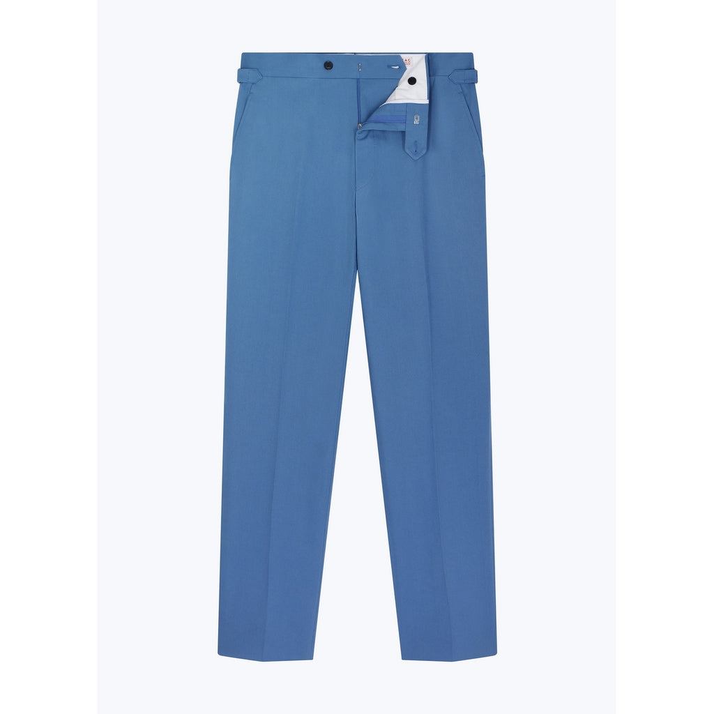 Schmal Geschnittene Chino Aus Bio-Baumwolle - Blau