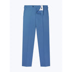 Schmal Geschnittene Chino Aus Bio-Baumwolle - Blau