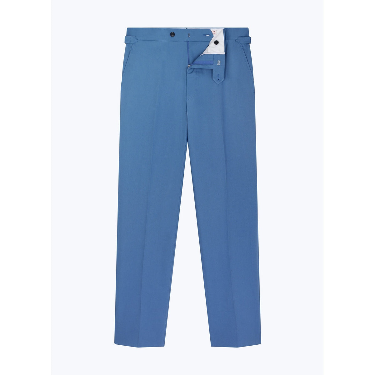 Schmal Geschnittene Chino Aus Bio-Baumwolle - Blau