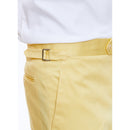 Chinos ajustados de algodón orgánico - Amarillo Pálido