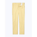 Chinos ajustados de algodón orgánico - Amarillo Pálido