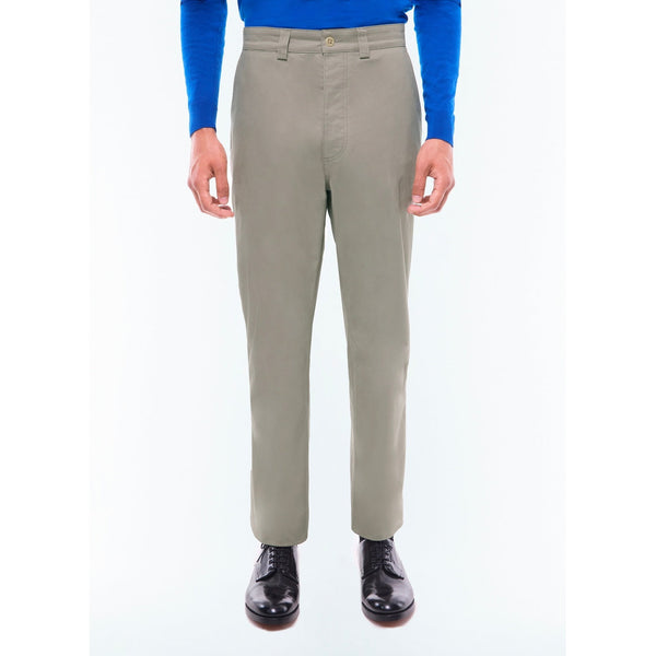 Fursac - Pantalón Chino De Sarga De Algodón - Beige