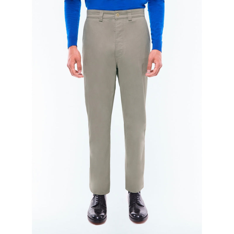 Fursac - Pantalón Chino De Sarga De Algodón - Beige