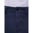 Fursac - Pantalon Chino En Twill De Coton - Bleu Marine