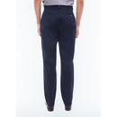 Fursac - Pantalon Chino En Twill De Coton - Bleu Marine