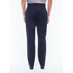 Fursac - Pantalón Chino De Sarga De Algodón - Azul Marino