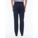 Fursac - Pantalón Chino De Sarga De Algodón - Azul Marino