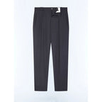 Pantalon Droit En Laine Certifiée - Gris Foncé