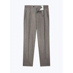 Pantalón recto de lana certificada - Marrón
