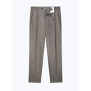 Pantalón recto de lana certificada - Marrón