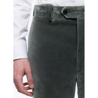 Velvet Suit Trousers - Sage Green