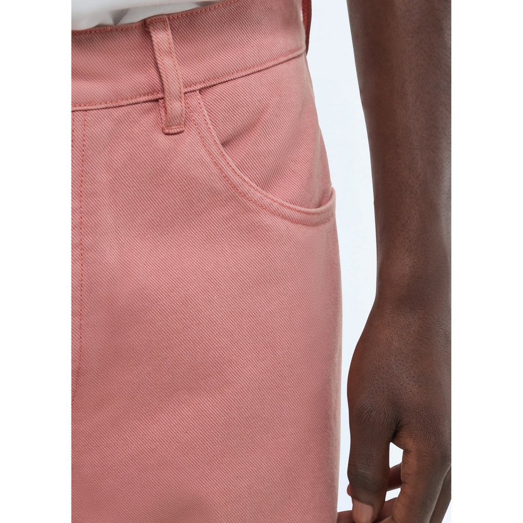 5-Pocket Cotton Twill Trousers - Pink