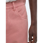 5-Pocket Cotton Twill Trousers - Pink