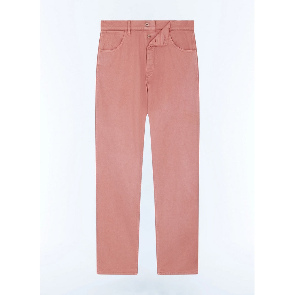 5-Pocket Cotton Twill Trousers - Pink