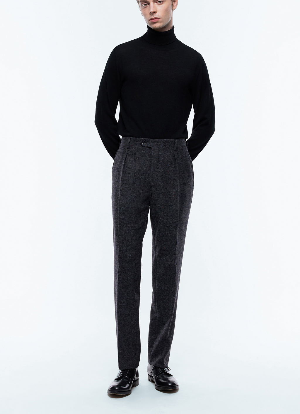 Pantalon En Tweed - Anthracite