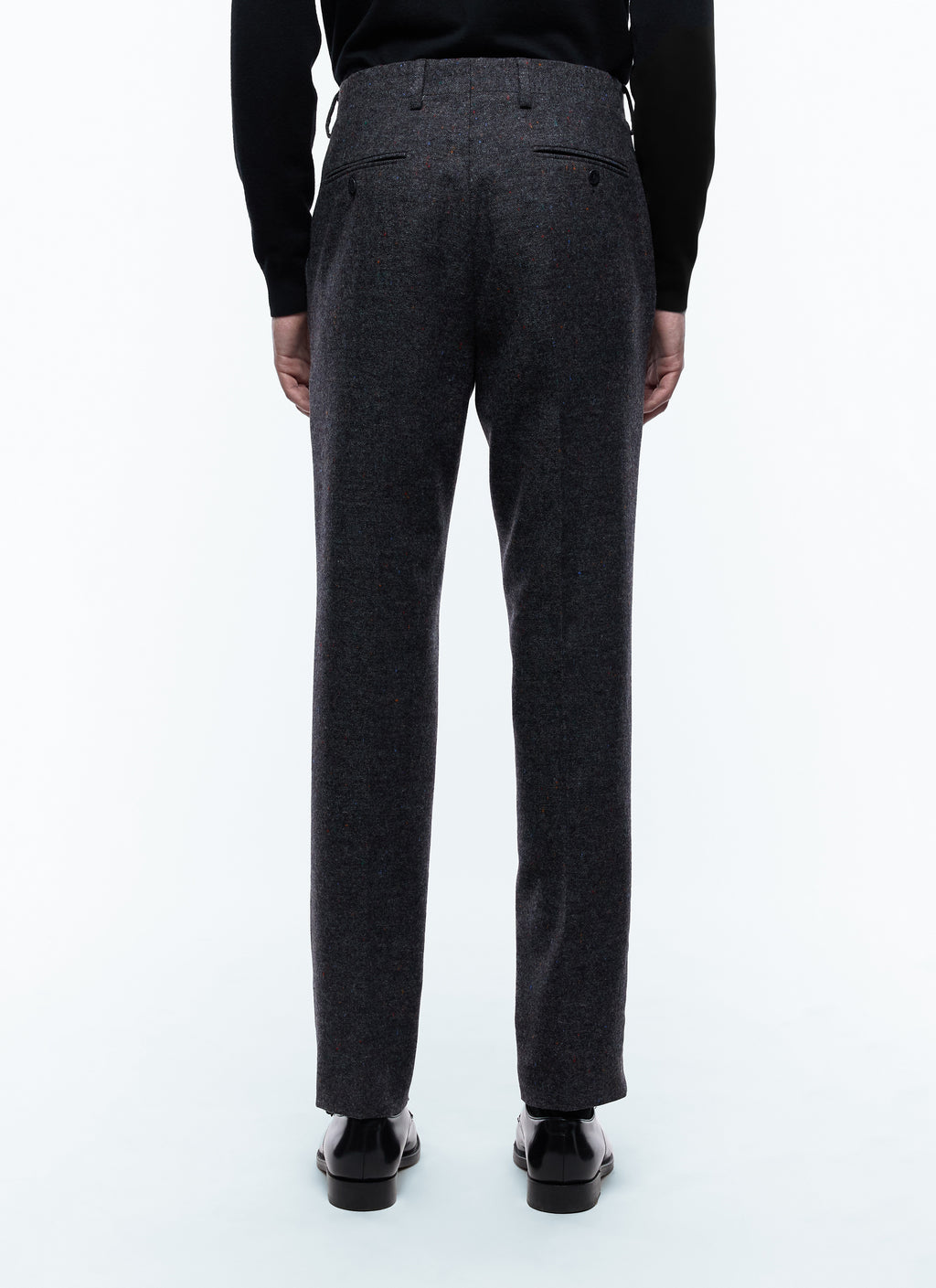 Pantalon En Tweed - Anthracite