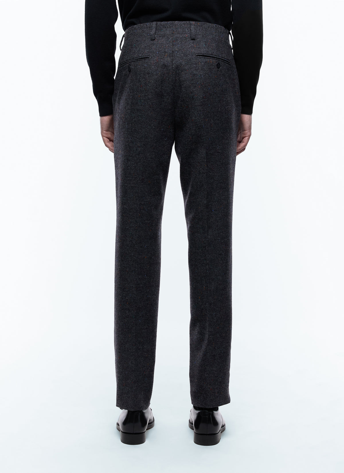 Pantalon En Tweed - Anthracite