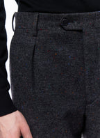 Pantalon En Tweed - Anthracite