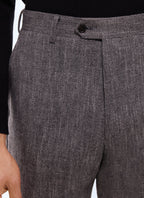 Pantalon À Chevrons - Acier