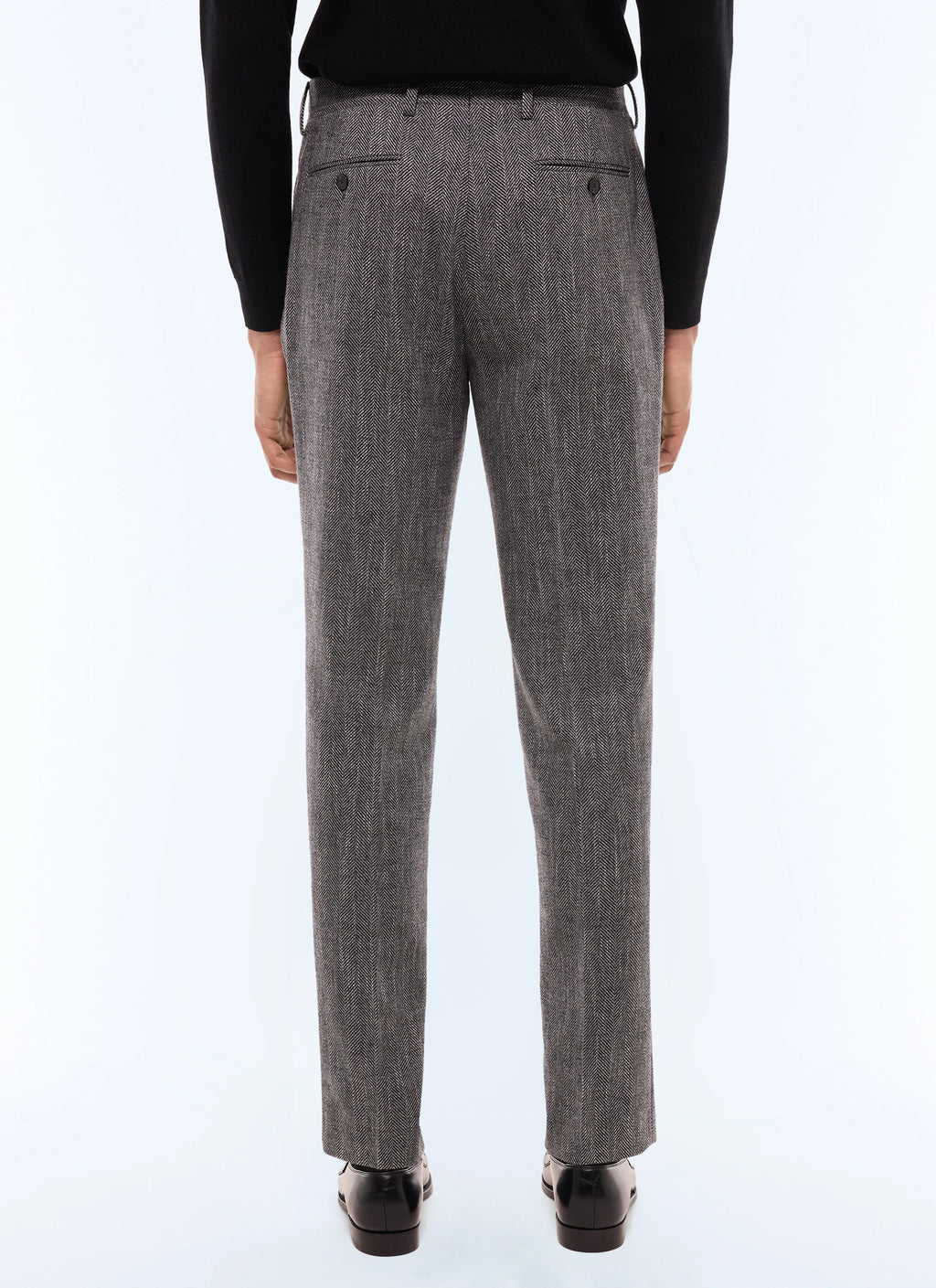 Pantalon À Chevrons - Acier