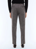 Pantalon À Chevrons - Acier
