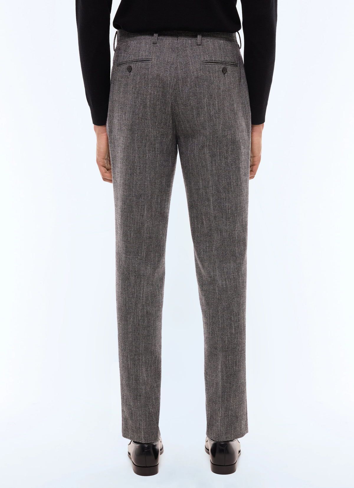 Pantalon À Chevrons - Acier