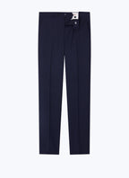 Plain Suit Trousers - Navy