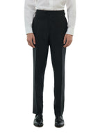 Pantalon En Lin Sans Pinces - Noir