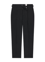 Pantalon En Lin Sans Pinces - Noir