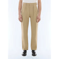 Cotton Serge Cargo Pants - Beige