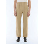 Cotton Serge Cargo Pants - Beige
