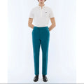 Fitted Cotton Canvas Chinos - Prussian Blue