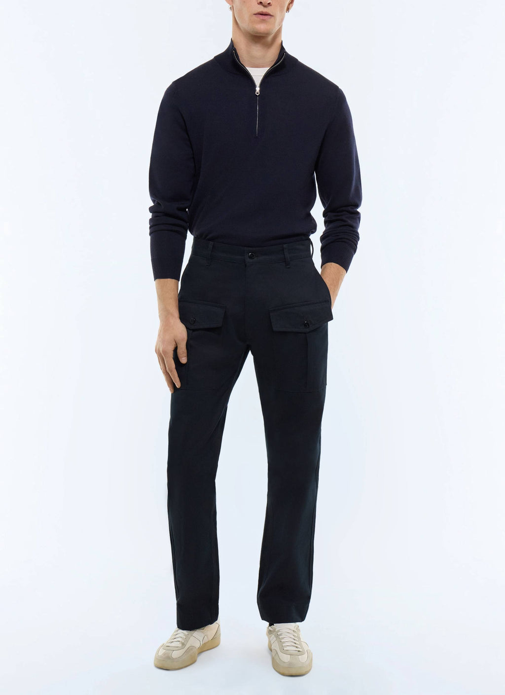 Pantalon Cargo - Marine