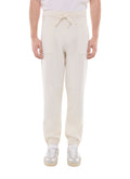 Pantalon De Jogging En Maille - Écru