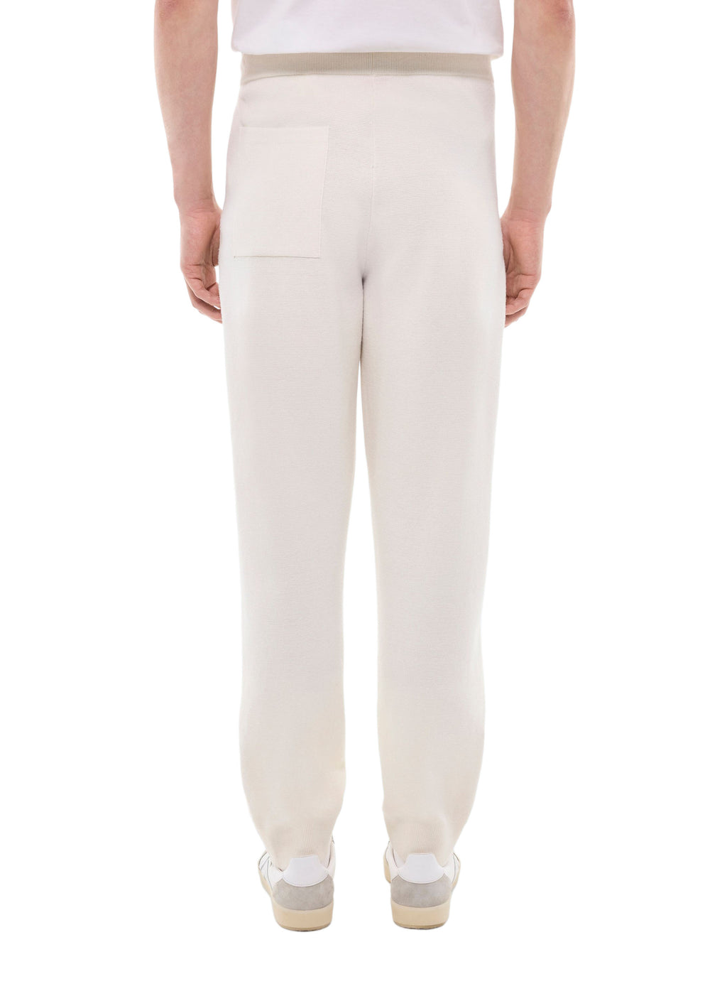 Pantalon De Jogging En Maille - Écru