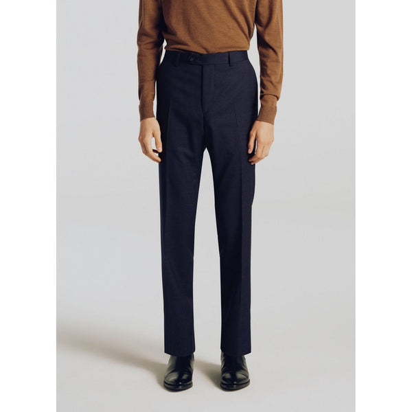 Fursac - Pantalón de traje I-Travel en lona efecto "Jersey" - Carbono