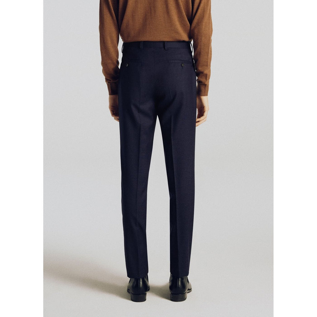 Fursac - Pantalón de traje I-Travel en lona efecto "Jersey" - Carbono