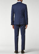 Fursac - Serge Suit Pants Changing Blue I-Stretch - Petrole