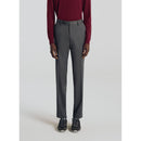 Fursac - Pantalon En Serge De Laine Grise