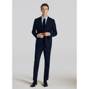 Fursac - Crease Resistent Canvas Suit Pants - Navy