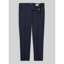 Fursac - Crease Resistent Canvas Suit Pants - Navy