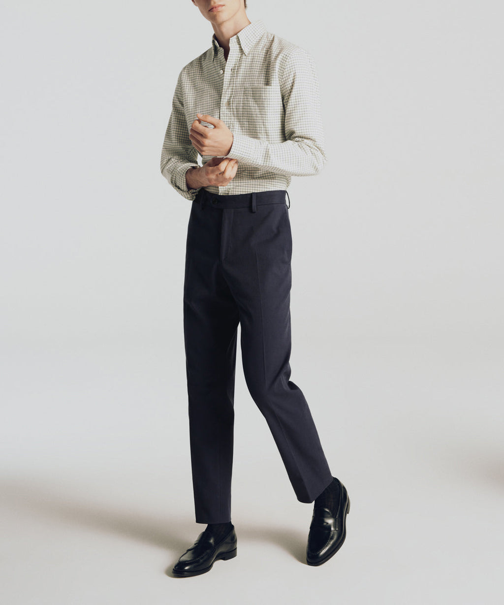 Fursac - Chino Gabardine Coton Stretch Gots - Carbone