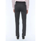 Pantalon Gris En Toile De Laine Fresco - Gris