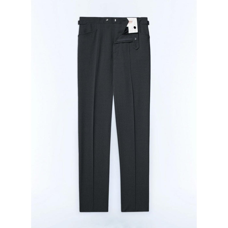 Pantalon Gris En Toile De Laine Fresco - Gris