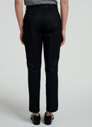 Fursac - Pantalón chino ancho de gabardina de algodón - Negro - Hombre
