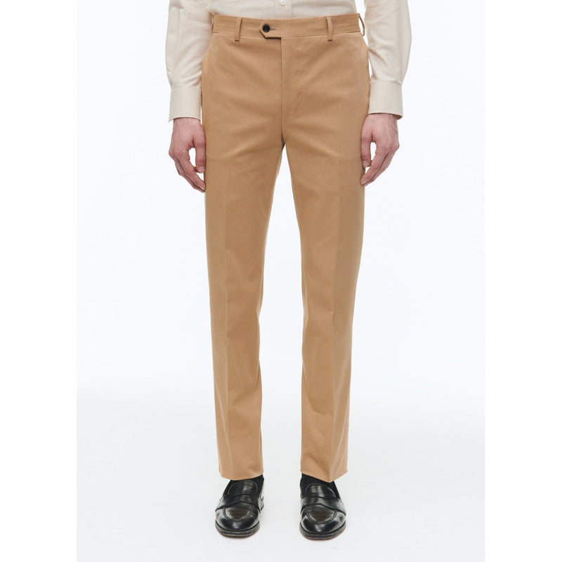 Pantalón de lona de algodón - Beige
