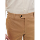 Pantalón de lona de algodón - Beige