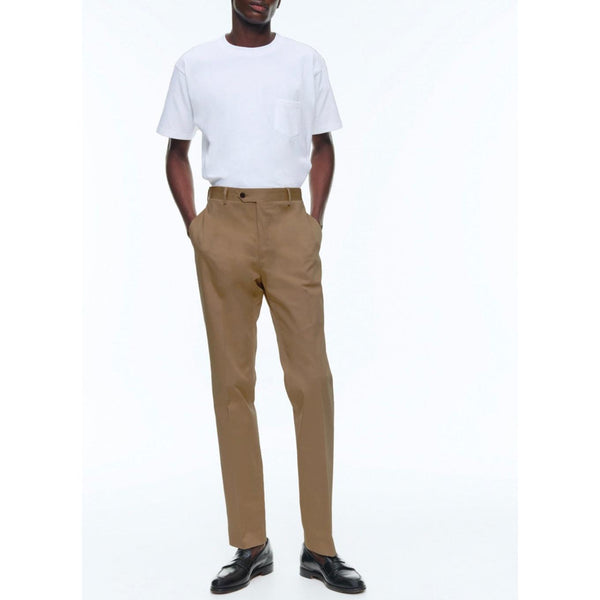 Pantalón chino Serge de algodón - Linden