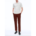 Cotton Serge Chino Pants - Brick