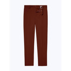 Cotton Serge Chino Pants - Brick